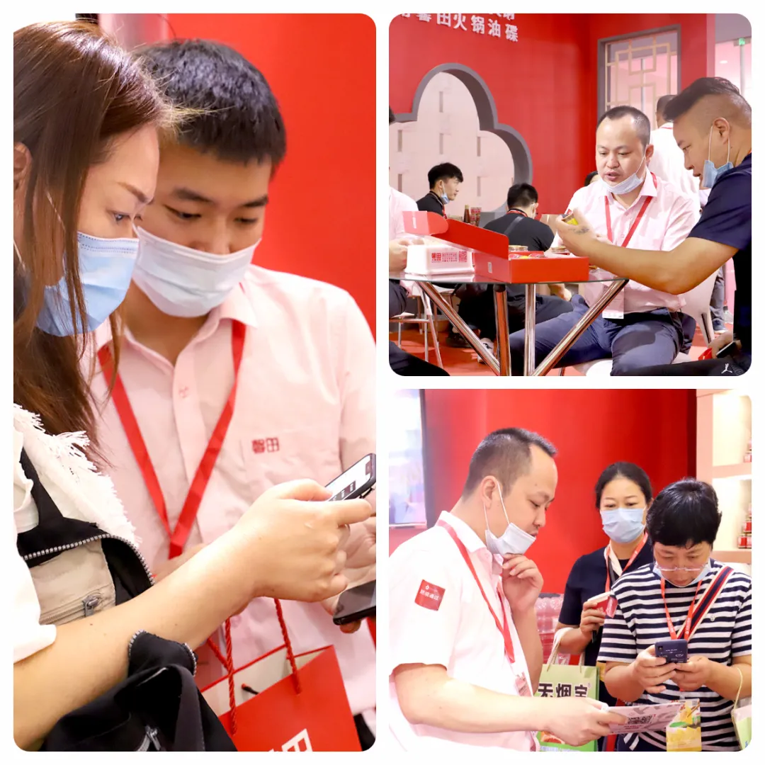 2020(南京)火锅食材展:馨田芳香四溢的火锅油碟引千人围观(图9)