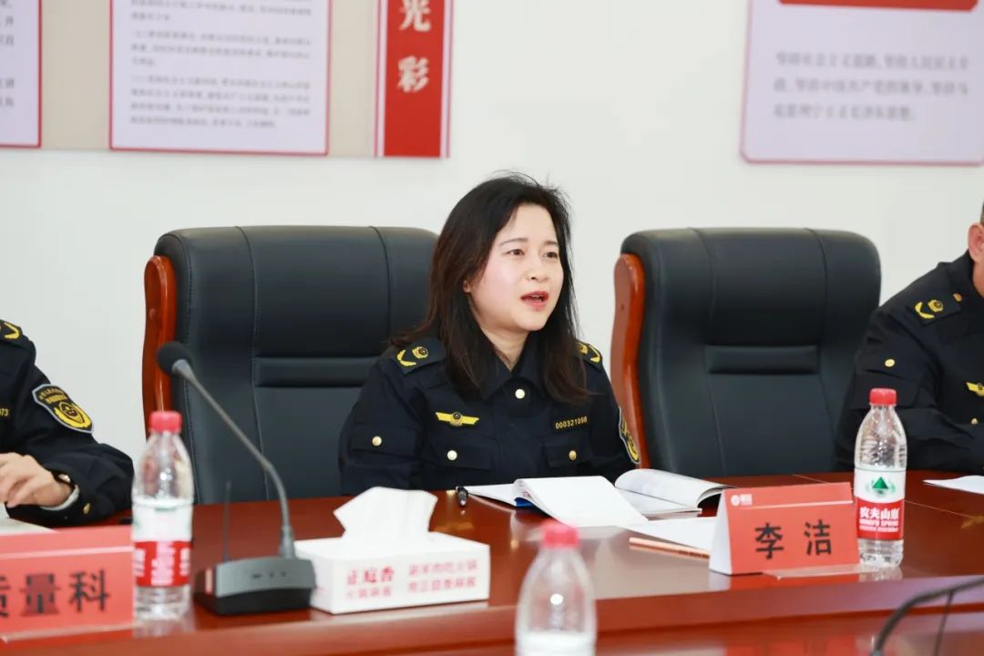 优化营商环境 助推企业发展 | 大渡口区市场监管局李洁副局长一行莅临馨田集团调研指导(图4)